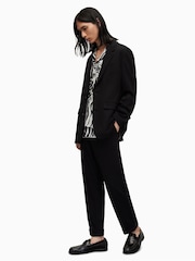 AllSaints Black Helm Trousers - Image 4 of 8
