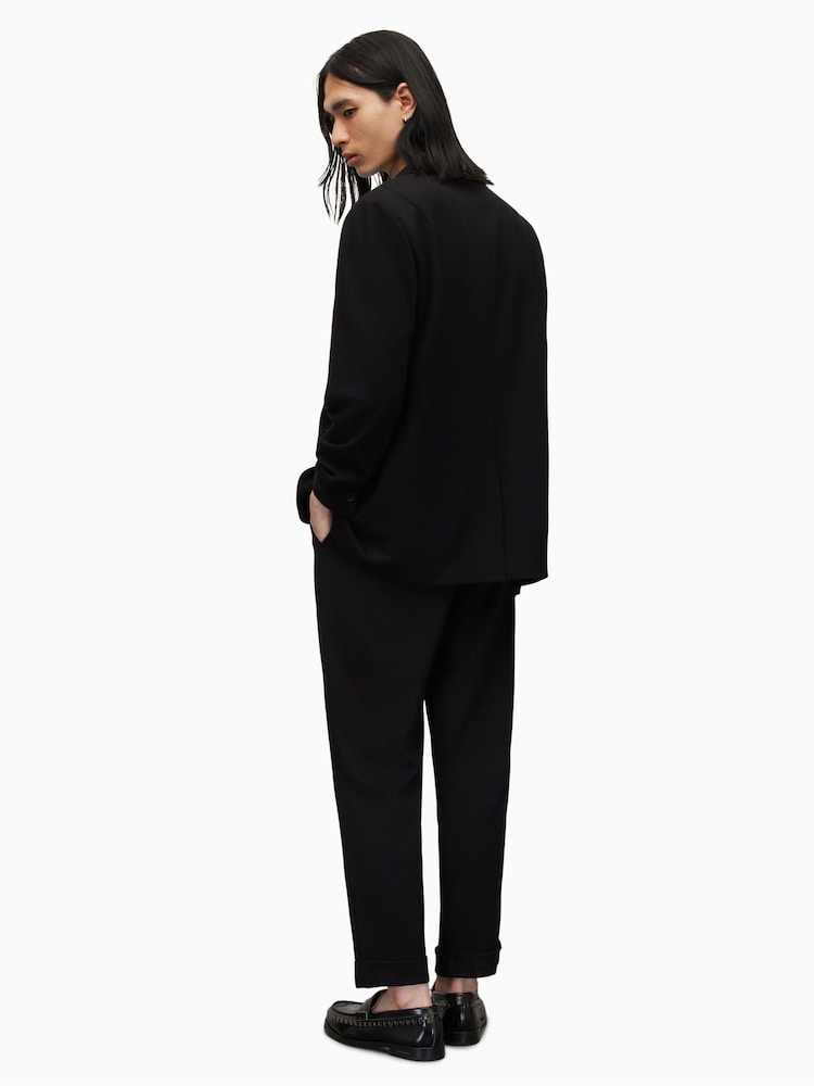 AllSaints Black Helm Trousers - Image 5 of 8