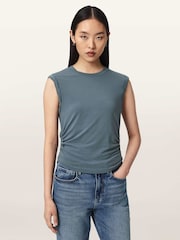 AllSaints Blue West Tank - Image 1 of 9