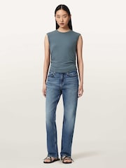 AllSaints Blue West Tank - Image 3 of 9