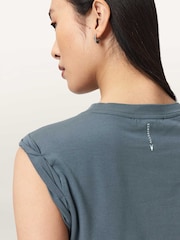 AllSaints Blue West Tank - Image 4 of 9