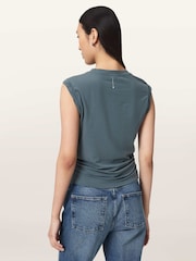 AllSaints Blue West Tank - Image 6 of 9
