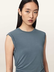 AllSaints Blue West Tank - Image 8 of 9
