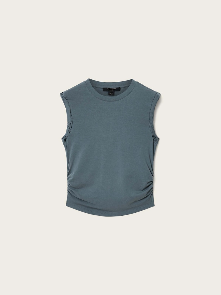 AllSaints Blue West Tank - Image 9 of 9