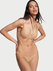 Victoria's Secret Praline Nude Posey Lace Knickers - Image 1 of 3