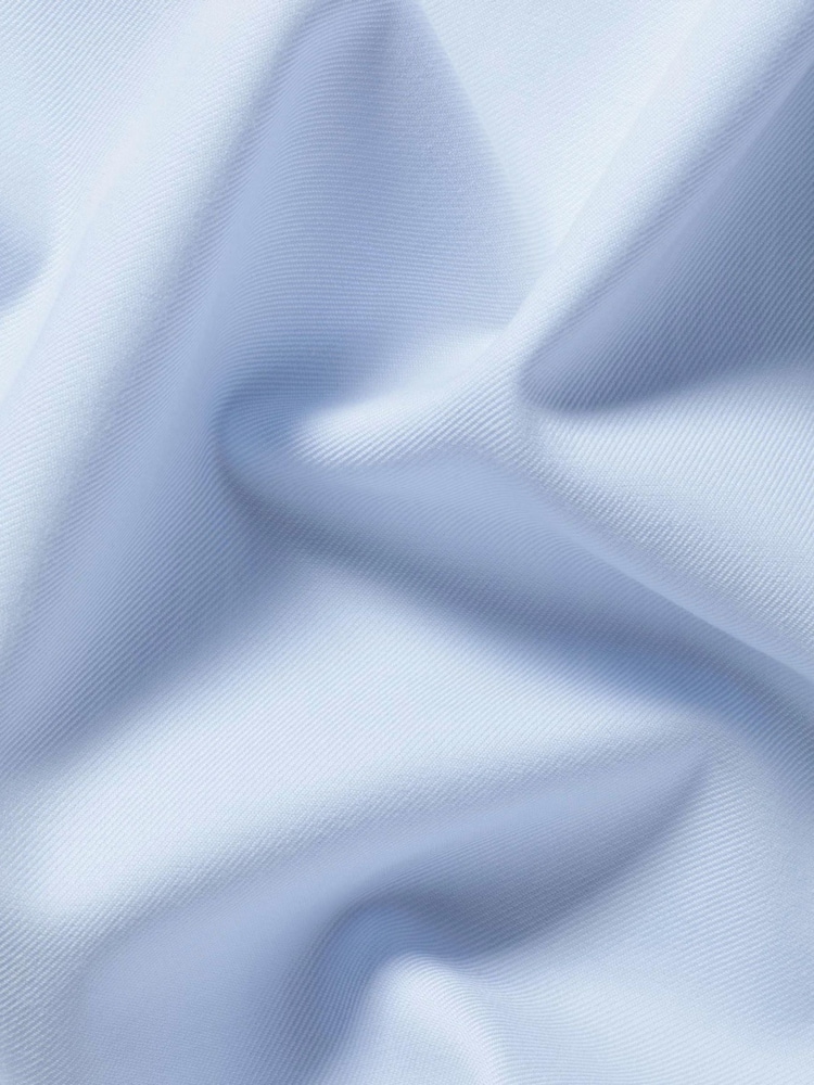 Charles Tyrwhitt Light Blue Winchester Non-Iron Twill Cutaway Classic Fit Shirt - Image 8 of 8