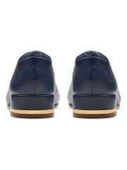Clarks Blue Leather Seren30 Court Shoes - Image 5 of 7