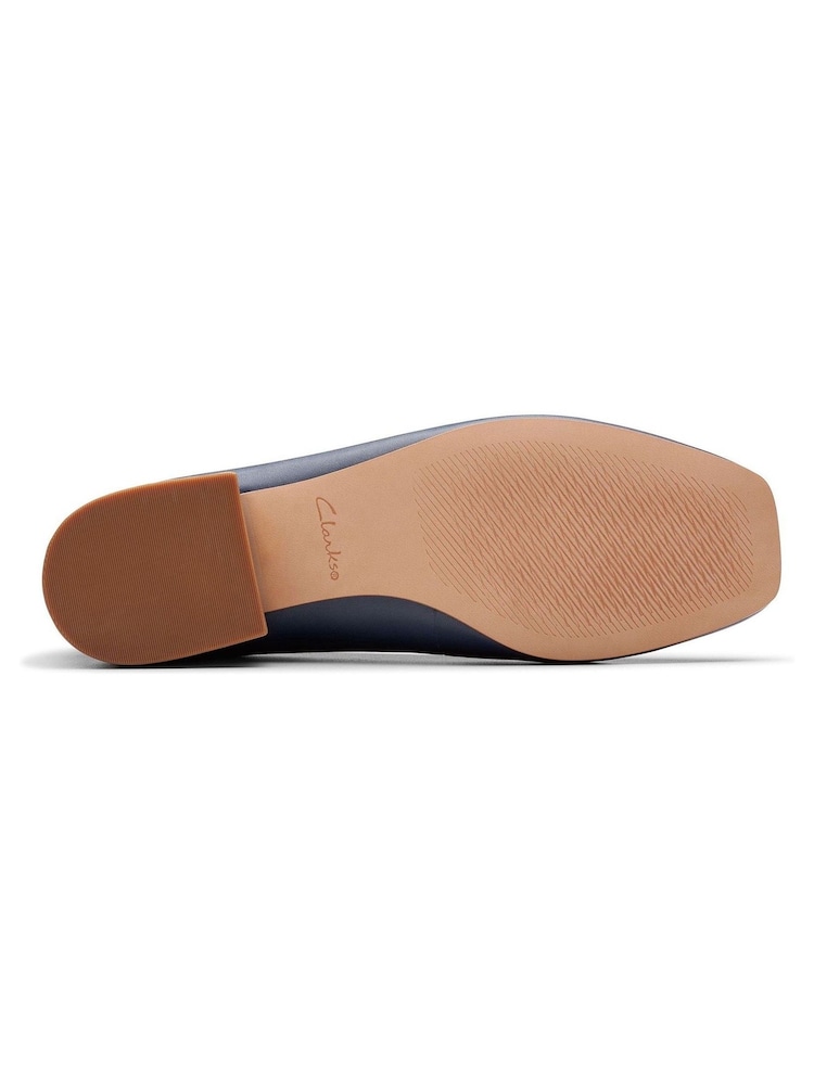 Clarks Blue Leather Seren30 Court Shoes - Image 6 of 7