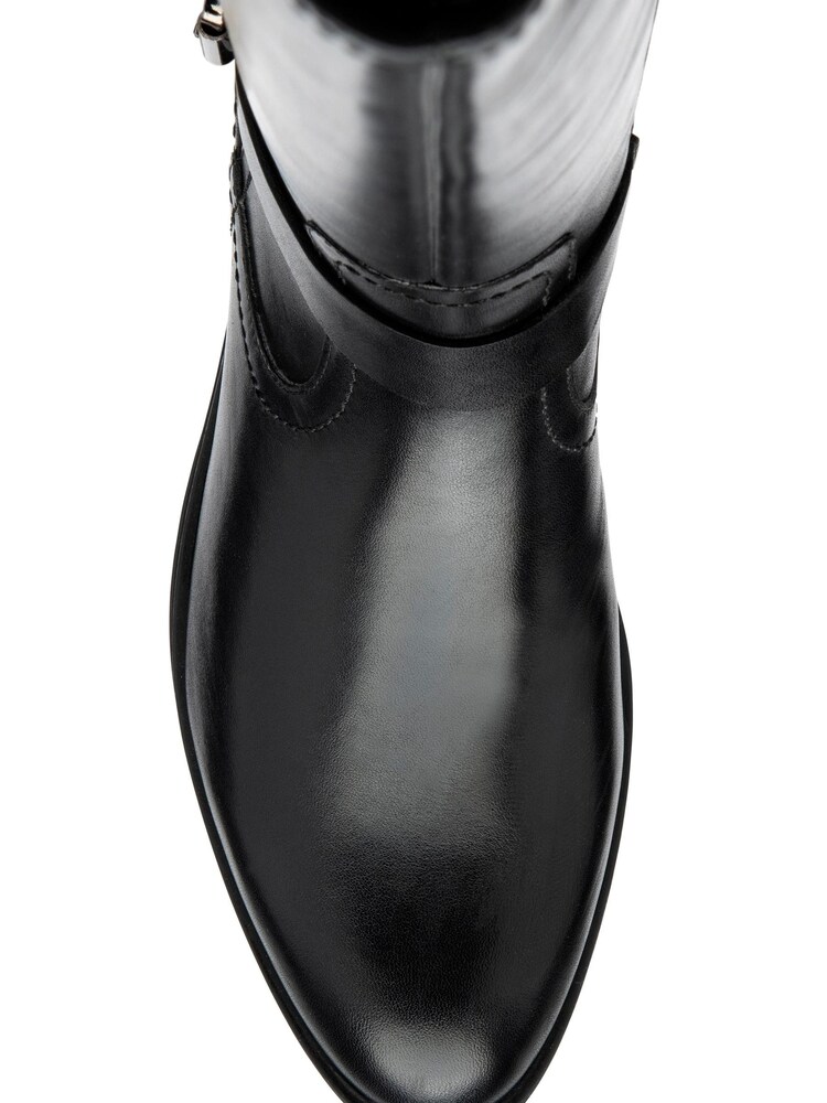 Ravel Black Leather Knee High Boots - Image 4 of 4