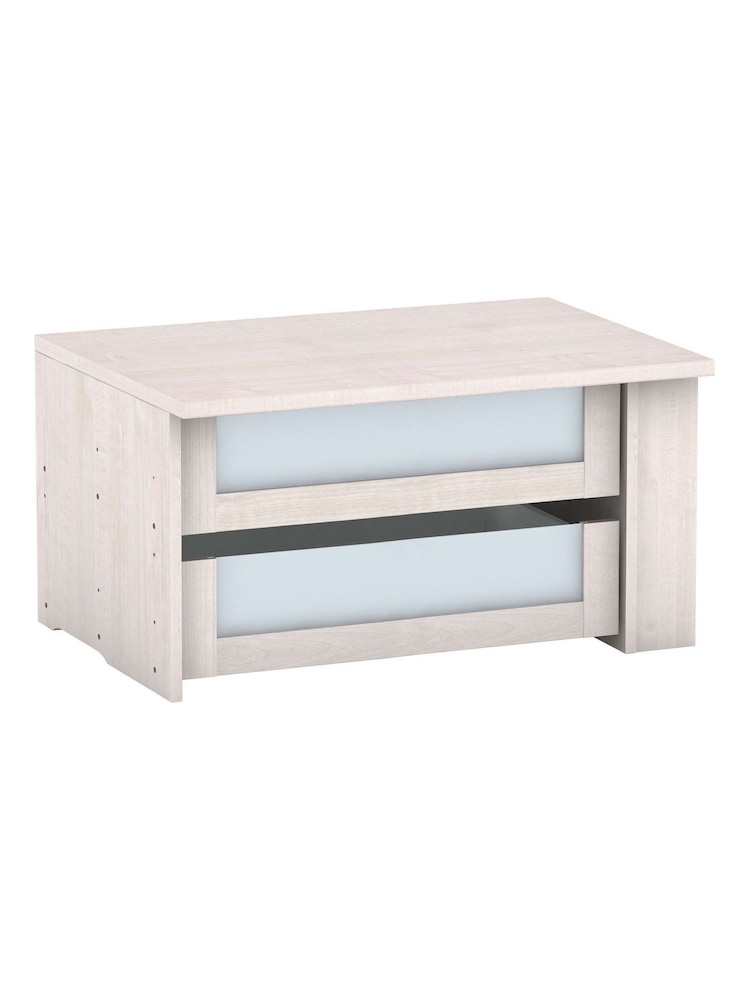 Wiemann White Additonal Wardrobe Internal 2 Drawer Set 96.5cm - Image 1 of 7 Wiemann White Additonal Wardrobe Internal 2 Drawer Set 96.5cm - Image 1 of 7