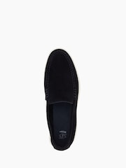 Dune London Blue Buftonn Sole Loafers - Image 6 of 6