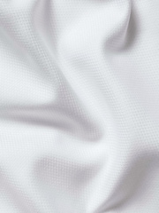 Balts - Charles Tyrwhitt negludināms, elastīgs, Trafalgar Weave auduma krekls ar izgriezumu, pieguļošs piegriezums - Attēls 8 no 8