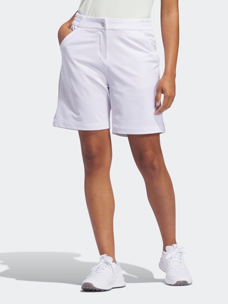 Adidas Golf White Women’s Ultimate365 Classic Bermuda Shorts - Image 1 of 6 Adidas Golf White Women’s Ultimate365 Classic Bermuda Shorts - Image 1 of 6