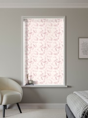 Blush Pink Fern Leaf Made to Measure Blackout Roller Blind - Image 2 of 6