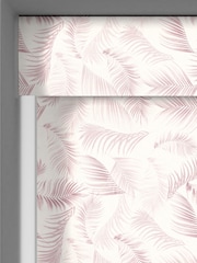 Blush Pink Fern Leaf Made to Measure Blackout Roller Blind - Image 4 of 6