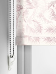 Blush Pink Fern Leaf Made to Measure Blackout Roller Blind - Image 5 of 6