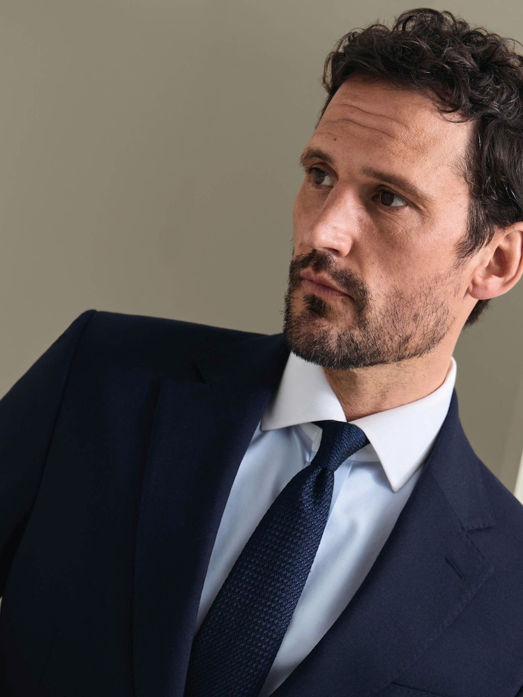 Charles Tyrwhitt Ice Blue Pure Linen Classic Fit Shirt - Image 2 of 8 Charles Tyrwhitt Ice Blue Pure Linen Classic Fit Shirt - Image 2 of 8