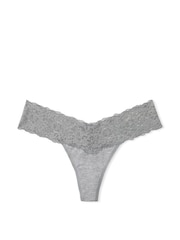 Victoria's Secret Grey Heather Knickers - Image 3 of 3