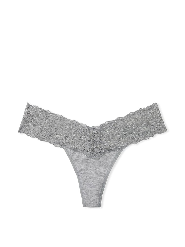 Victoria's Secret Grey Heather Knickers - Image 3 of 3