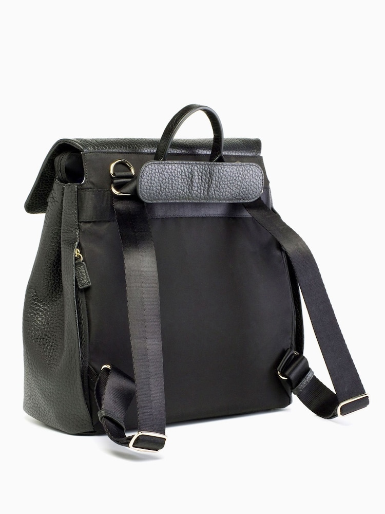 Czarny - Storksak Storksak St James Leather Changing Bag - Obraz 2 z 4 Czarny - Storksak Storksak St James Leather Changing Bag - Obraz 2 z 4