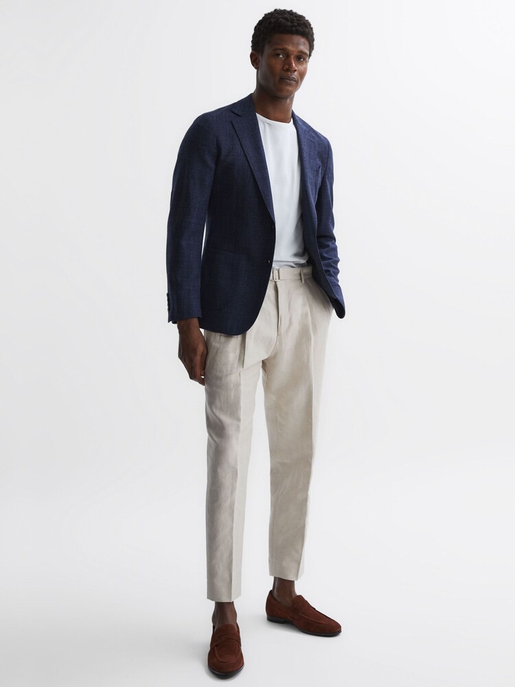 Reiss Rust Bray Suede Slip On Loafers - Image 2 of 5