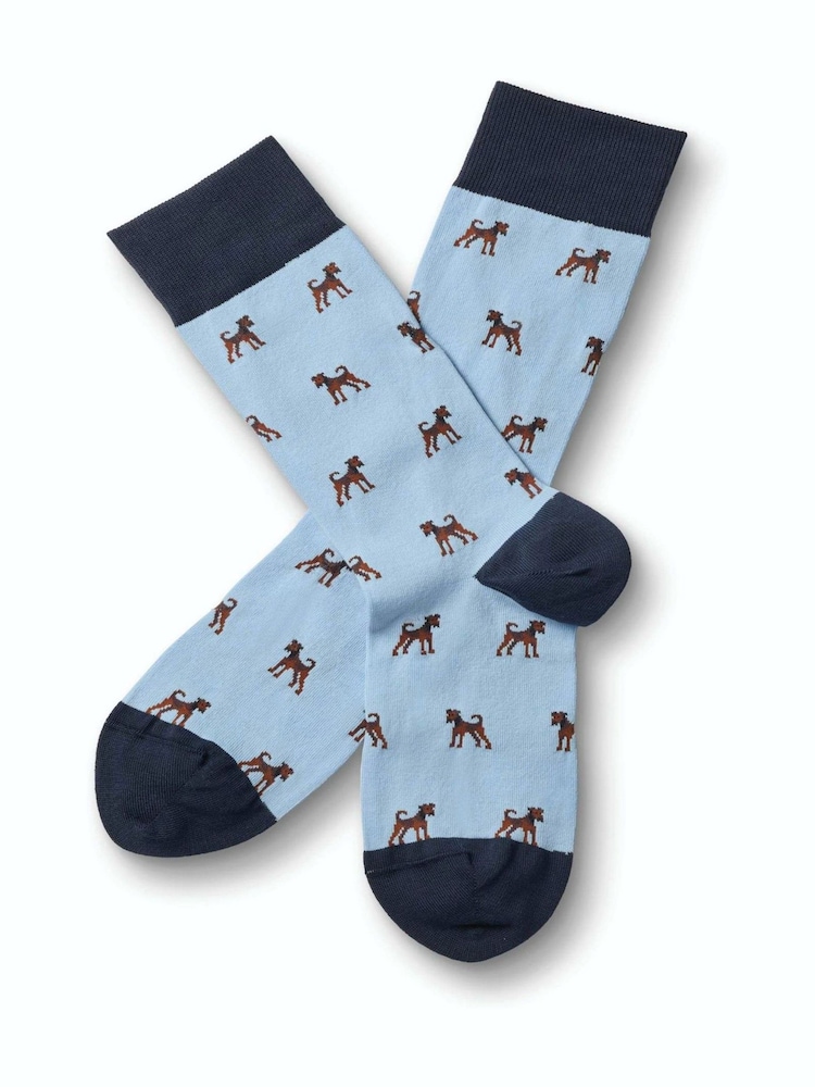 Charles Tyrwhitt Blue Dog Novelty Socks - Image 1 of 2