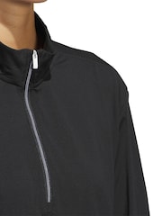 Adidas Golf Black Women's Ultimate365 Quarter-Zip Layering Top - Image 5 of 8