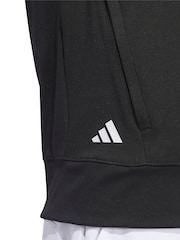Adidas Golf Black Women's Ultimate365 Quarter-Zip Layering Top - Image 6 of 8