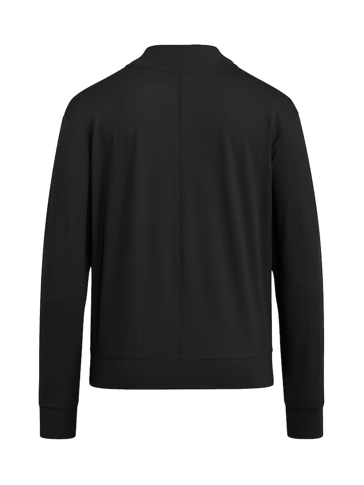 Adidas Golf Black Women's Ultimate365 Quarter-Zip Layering Top - Image 8 of 8