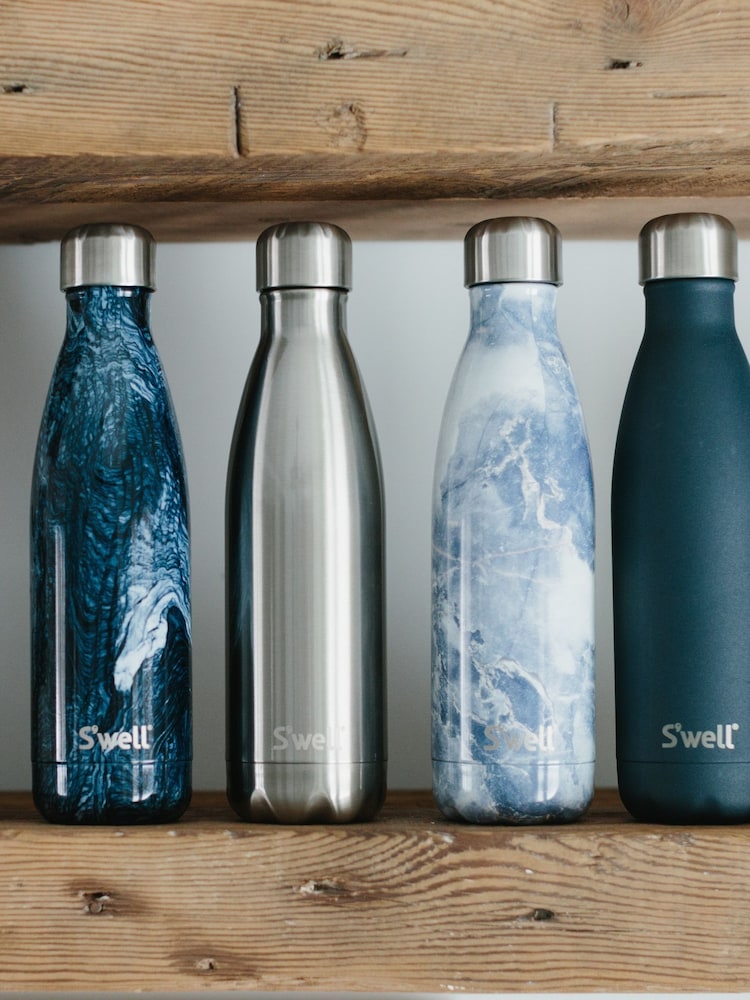 S’well Blue 500ml Stainless Steel Water Bottle - Image 1 of 3