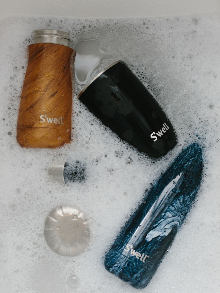 S’well Blue 500ml Stainless Steel Water Bottle - Image 3 of 3