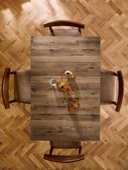 Dark Bronx '2 to 4 Seater Foldable Extending Dining Table - Image 3 of 3
