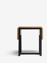 Dark Bronx '2 to 4 Seater Foldable Extending Dining Table - Image 8 of 9