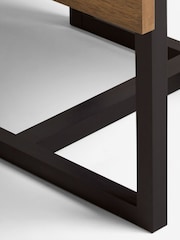 Dark Bronx '2 to 4 Seater Foldable Extending Dining Table - Image 9 of 9