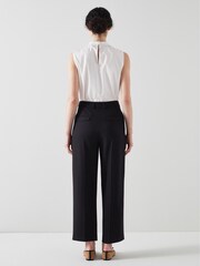 LK Bennett Black Bibi Tailo Trousers - Image 2 of 4