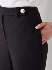 LK Bennett Black Bibi Tailo Trousers - Image 3 of 4