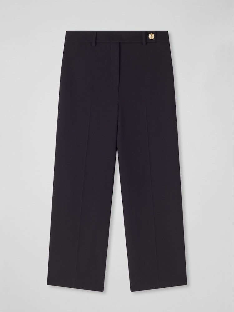 LK Bennett Black Bibi Tailo Trousers - Image 4 of 4