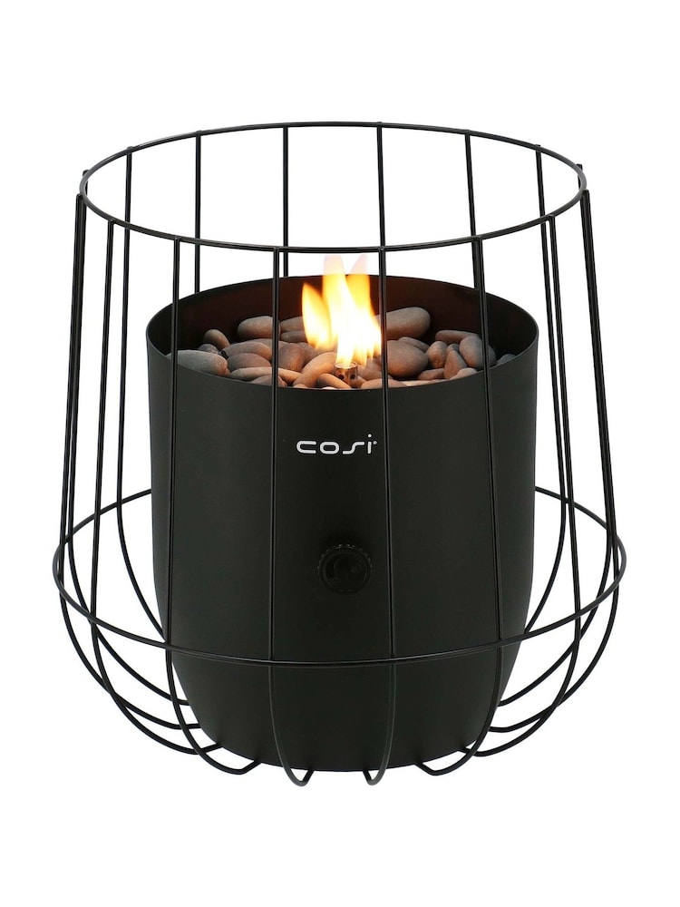 Pacific Black Garden Cosiscoop Basket Fire Pit Lantern - Image 3 of 3