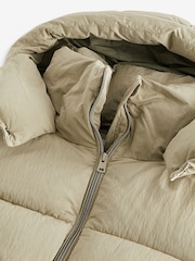Sage Green Hooded Padded Coat - Image 6 of 6