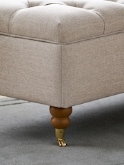 Laura Ashley Vivienne Soft Silver Ropsley Storage Ottoman Bench - Image 3 of 7