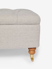 Laura Ashley Vivienne Soft Silver Ropsley Storage Ottoman Bench - Image 5 of 7