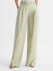 Reiss Sage Izzie Wide Leg Occasion Trousers - Image 4 of 7