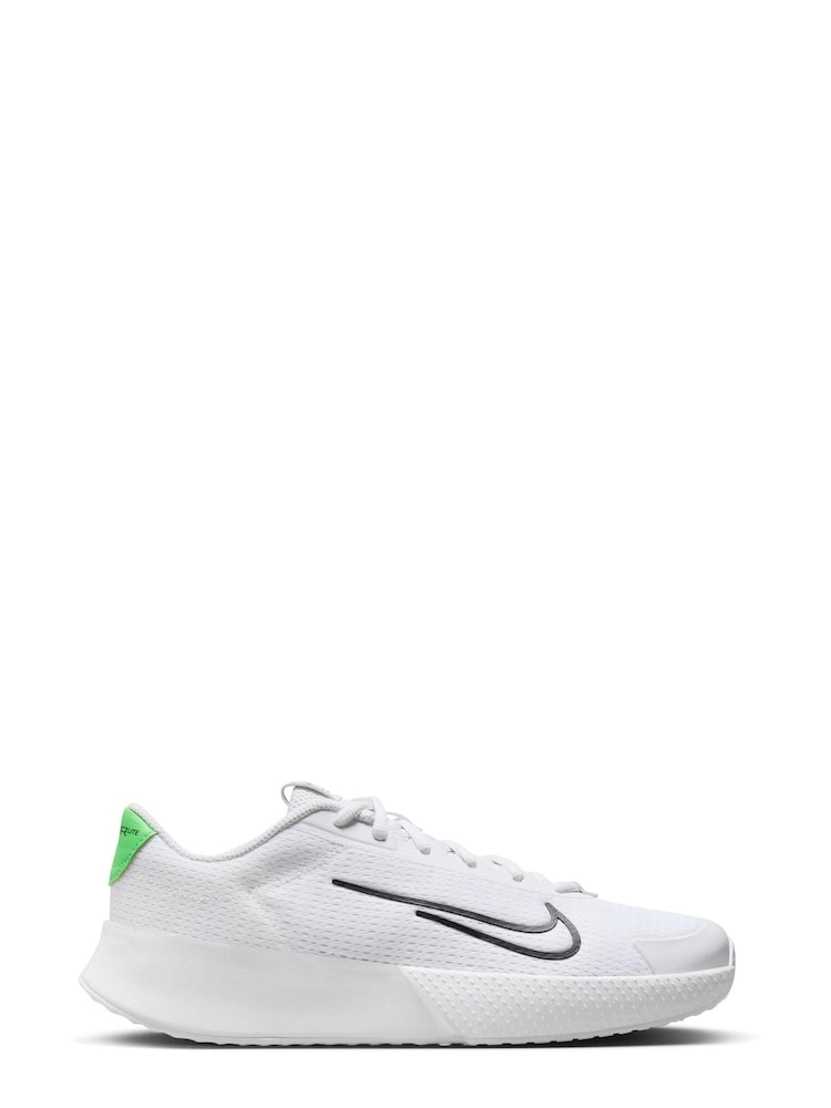 Blanc/Noir - Chaussures de tennis Nike Court Vapor Lite 2 en dur - Image 1 of 3
