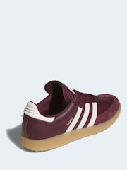 adidas Golf Red Samba Trainers - Image 5 of 10