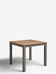 Dove Grey Malvern Oak Effect 4 Seater Dining Table - Image 6 of 8