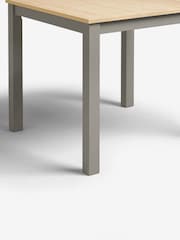 Dove Grey Malvern Oak Effect 4 Seater Dining Table - Image 8 of 8