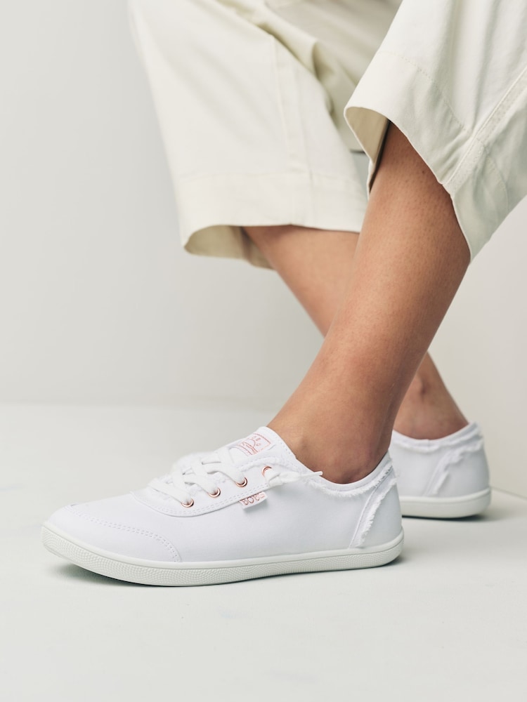 Skechers White Womens Bobs B Cute Trainers - Image 2 of 6