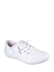 Skechers White Womens Bobs B Cute Trainers - Image 5 of 6