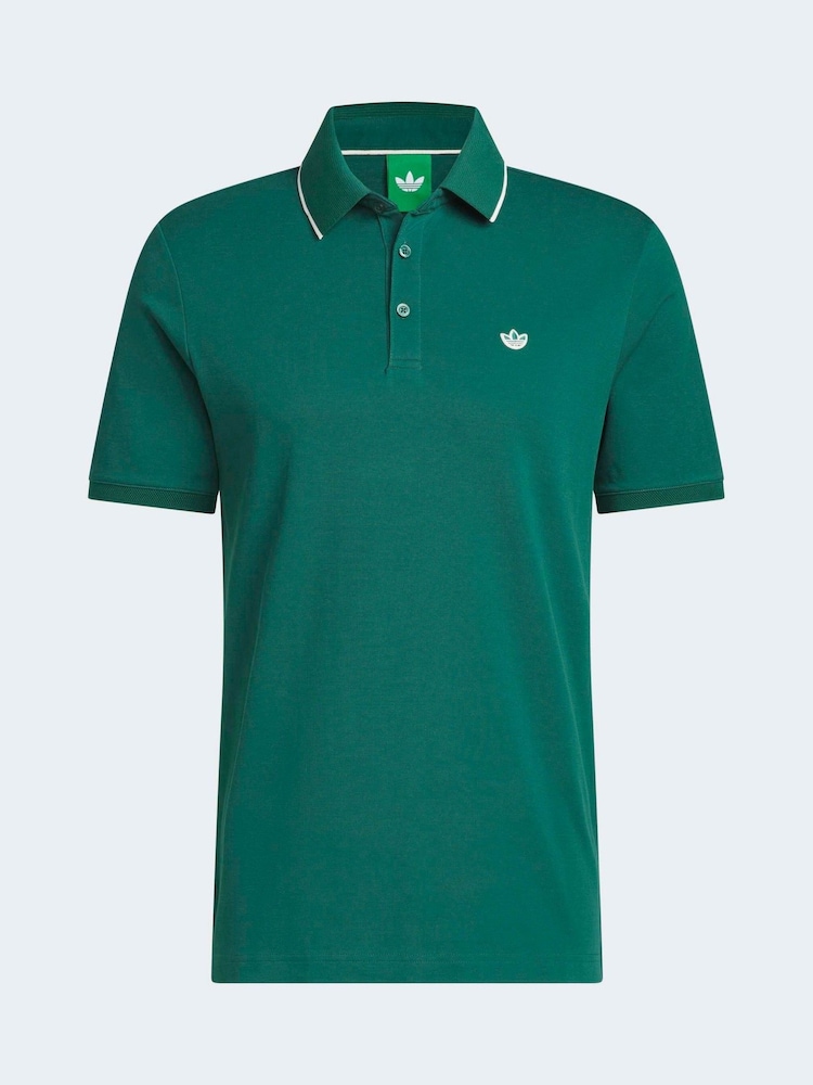 adidas original Green F Solid Polo Shirt - Image 1 of 1 adidas original Green F Solid Polo Shirt - Image 1 of 1