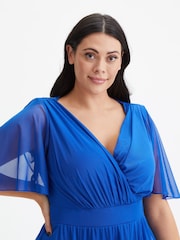 Scarlett & Jo Cobalt Blue Julie Hanky Hem Dress - Image 2 of 4